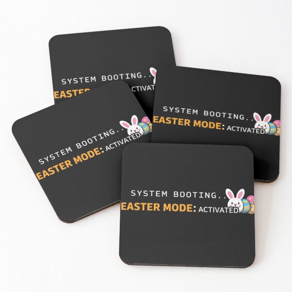 Item preview, Easter Mode Activated – System Booting Cute Bunny Funny Easter Design designed and sold by MoosElkPL.