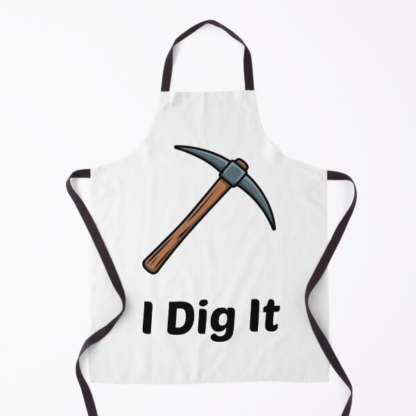 Item preview, I Dig It Funny Mining Pickaxe Design designed and sold by KSGG.