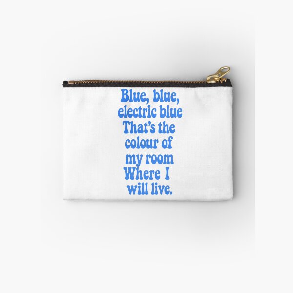 Item preview, Blue Blue Electric Blue Typography – Minimalist Lyric Design Inspired by Sound and Vision by David Bowie – Retro Music Aesthetic designed and sold by Donsean22.