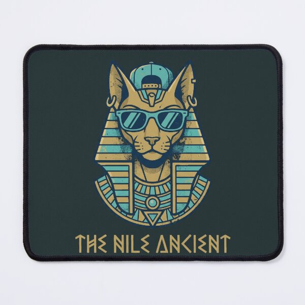 Item preview, Cool Egyptian Cat Pharaoh Sunglasses Snapback — Funny Ancient Egypt Street Art | Nile Ancient designed and sold by NileAncient.