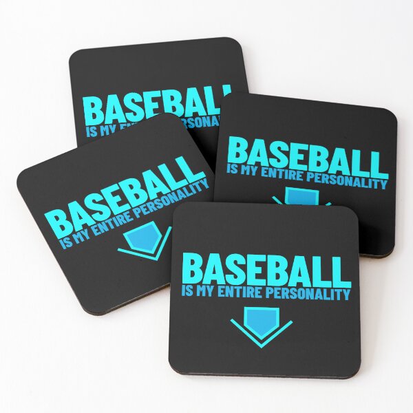 Item preview, Baseball is My Entire Personality -- fan humor designed and sold by The Sporty Nerd.