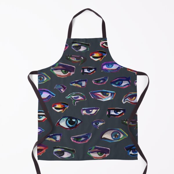 Item preview, Eyes pattern (grey) - traditional/digital mix designed and sold by Viggorbiggor.