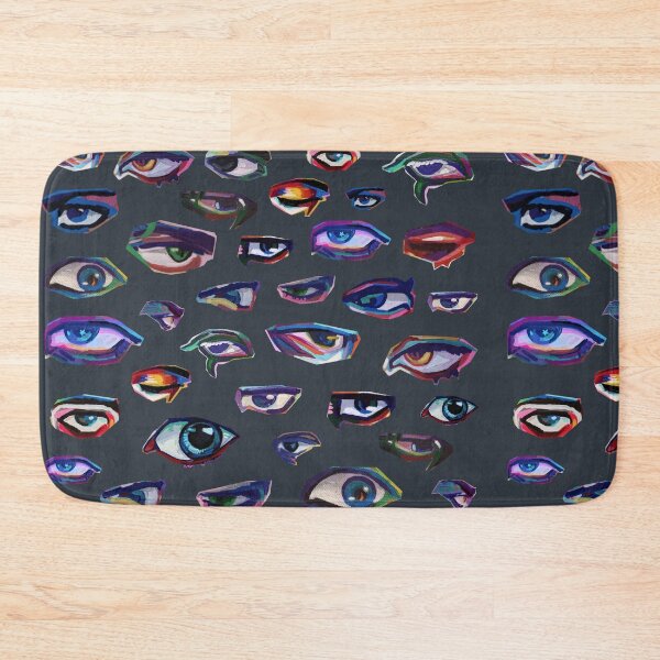 Item preview, Eyes pattern (grey) - traditional/digital mix designed and sold by Viggorbiggor.
