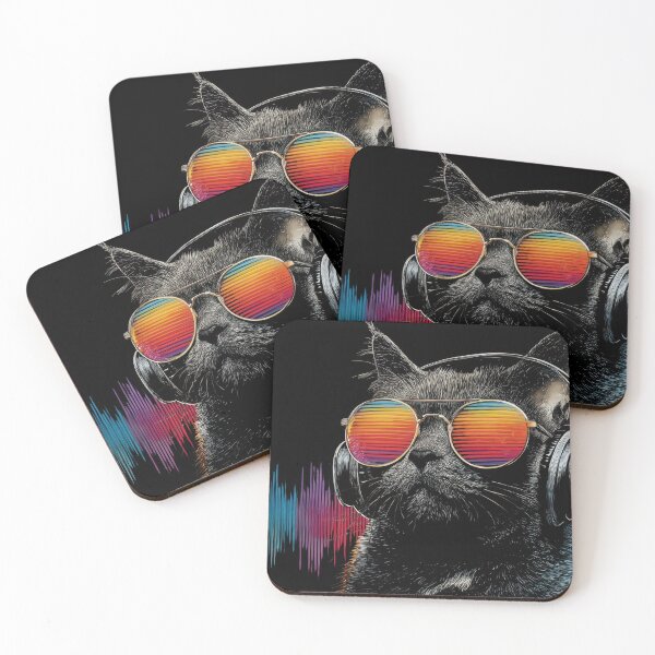 Item preview, Cool cat listens to music designed and sold by anytka.