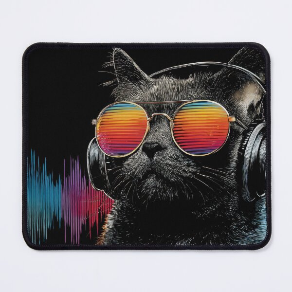 Item preview, Cool cat listens to music designed and sold by anytka.