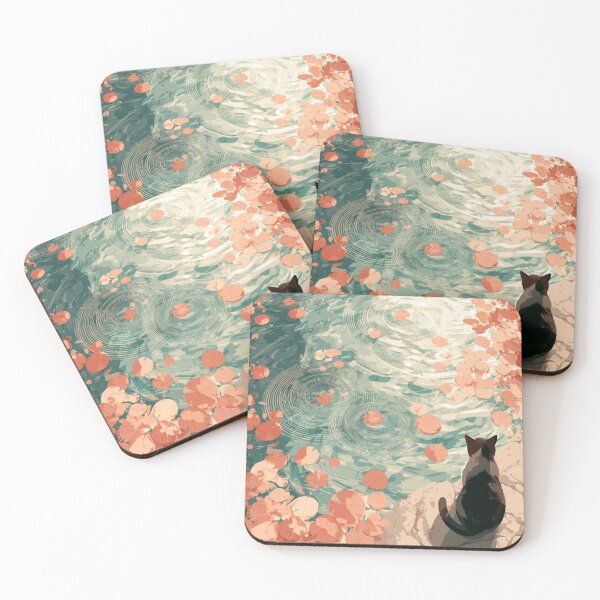 Item preview, Circles of Quiet – Petals on Water designed and sold by JLCableStudio.