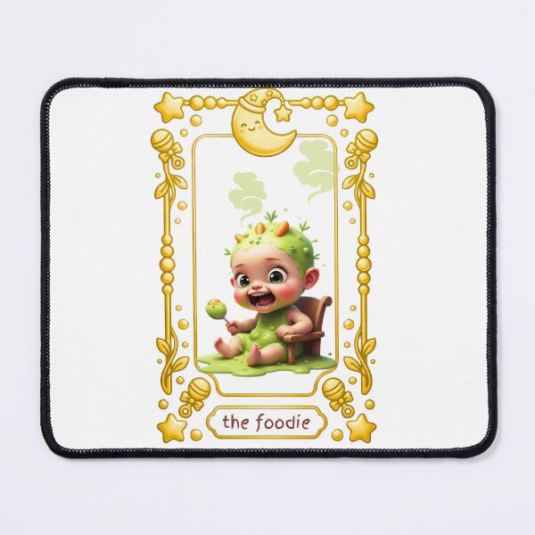 Item preview, The Foodie Tarot Card Baby – Messy Highchair Art designed and sold by dcohea.
