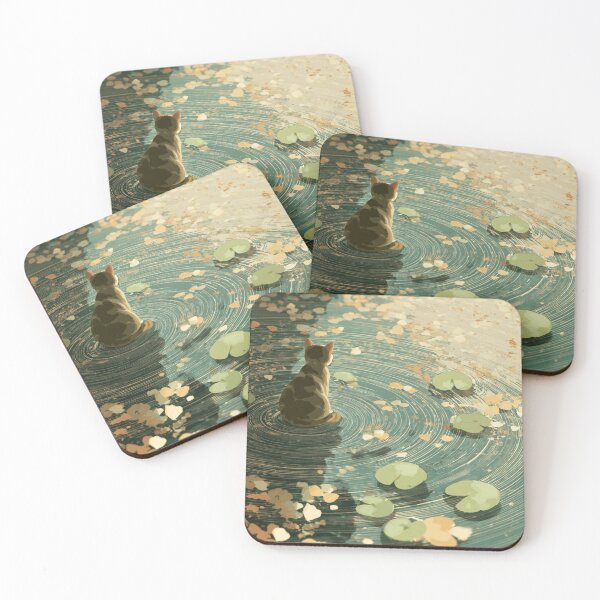 Item preview, Circles of Quiet – Petals on Water designed and sold by JLCableStudio.