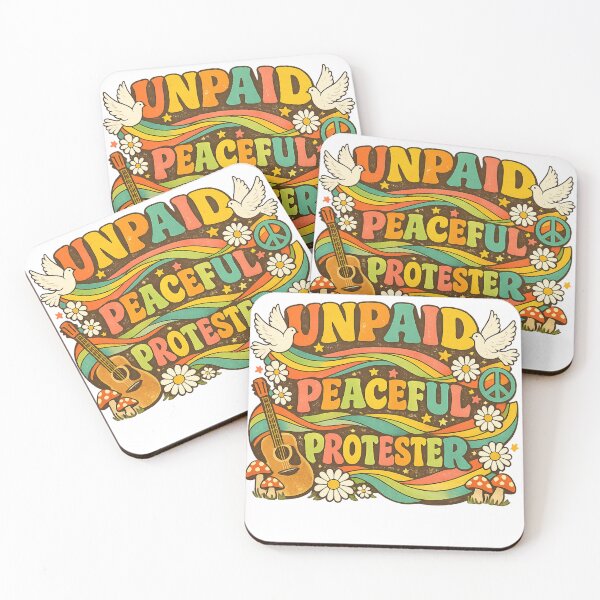Item preview, Unpaid Peaceful Protester – Activist Humor Graphic Tee designed and sold by Inkvado.