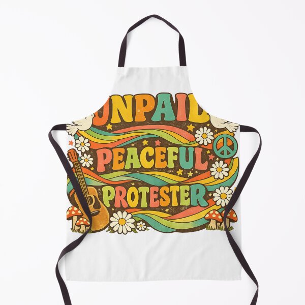 Item preview, Unpaid Peaceful Protester – Activist Humor Graphic Tee designed and sold by Inkvado.