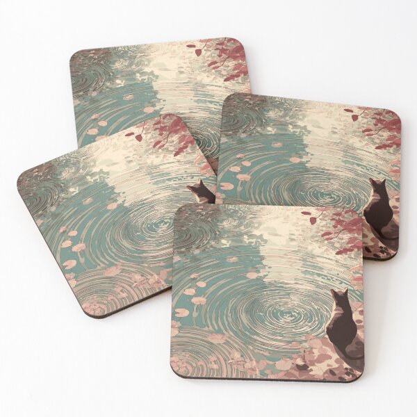 Item preview, Circles of Quiet – Petals on Water designed and sold by JLCableStudio.