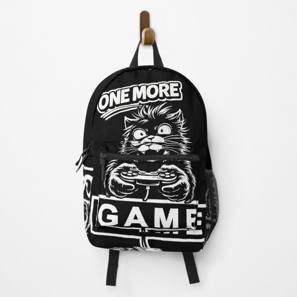 Item preview, One More Game Cat Funny Gamer Meme Crazy Gaming Cat Video Game Addict Cat Lover Gift designed and sold by MonNoir.
