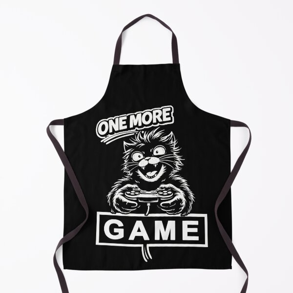 Item preview, One More Game Cat Funny Gamer Meme Crazy Gaming Cat Video Game Addict Cat Lover Gift designed and sold by MonNoir.