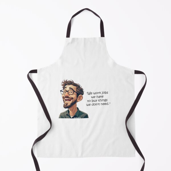 Item preview, "We work jobs we hate to buy things we don't need." - Ulf @ spunkyZeST designed and sold by spunkyZeST.