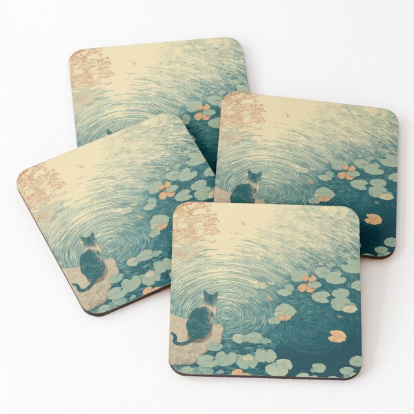 Item preview, Circles of Quiet – Petals on Water designed and sold by JLCableStudio.