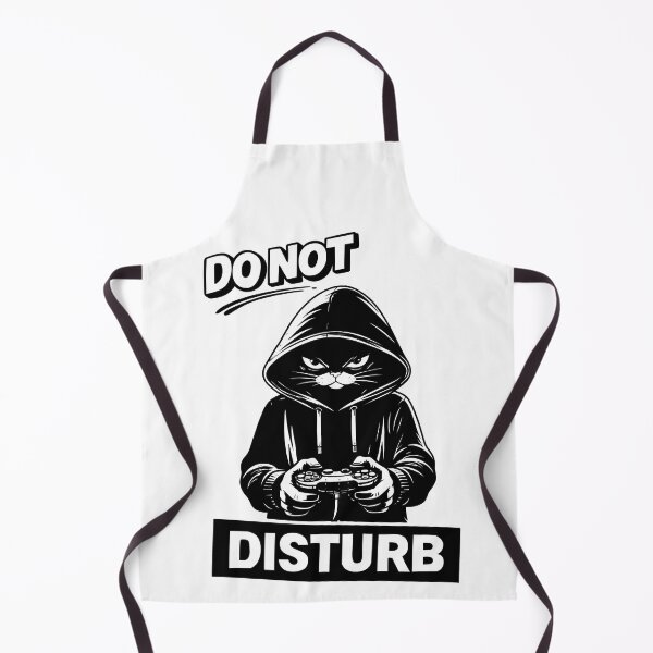 Item preview, Do Not Disturb Cat Gamer Funny Angry Cat Hoodie Gaming Meme Introvert Gamer Black Cat Lover Design designed and sold by MonNoir.
