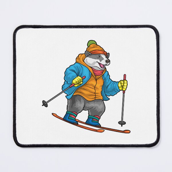 Item preview, Badger Skier Ski Winter sports designed and sold by Snabdesign84.