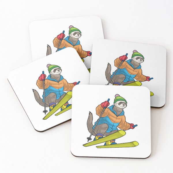 Item preview, Ferret Skier Ski Winter sports designed and sold by Snabdesign84.