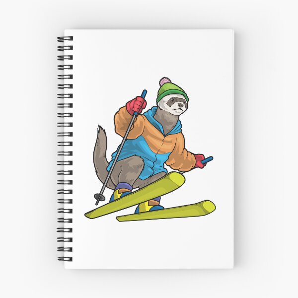 Item preview, Ferret Skier Ski Winter sports designed and sold by Snabdesign84.