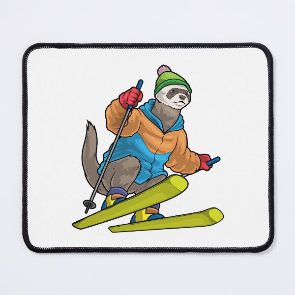 Item preview, Ferret Skier Ski Winter sports designed and sold by Snabdesign84.