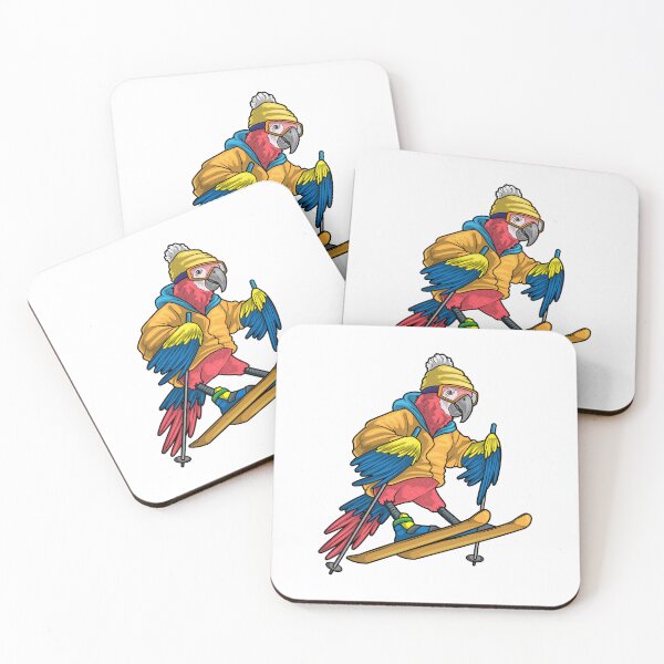 Item preview, Parrot Skier Ski Winter sports designed and sold by Snabdesign84.