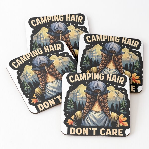 Item preview, Camping Hair Don’t Care – Nature Lover Design designed and sold by Ladys-Gents.