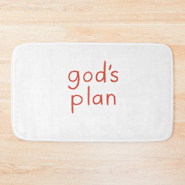 Item preview, God’s Plan Minimalist Typography – Clean Text Design Inspired by God's Plan (Drake) – Simple Modern Aesthetic designed and sold by Donsean22.