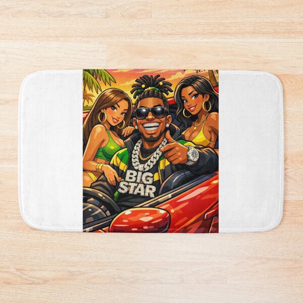 Item preview, Big Star Island Vibes Illustration.  designed and sold by digitalbob60.