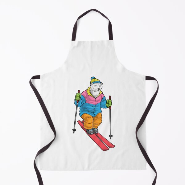 Item preview, Polar bear Skier Ski Winter sports designed and sold by Snabdesign84.