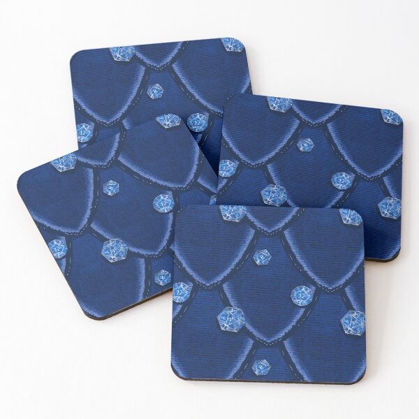 Item preview, Blue Dragon Scales and Dice designed and sold by kolbycheeseit.