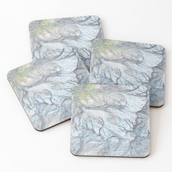 Item preview, Topographic Map of the Monte Rosa designed and sold by Karol Majewski.