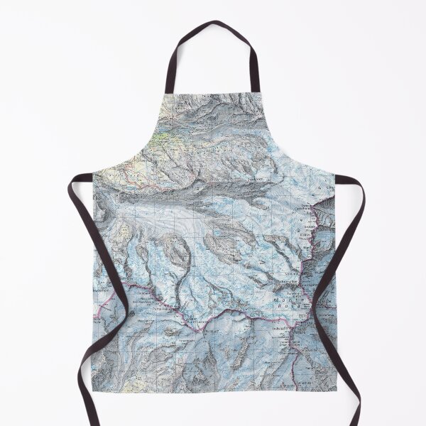 Item preview, Topographic Map of the Monte Rosa designed and sold by Karol Majewski.
