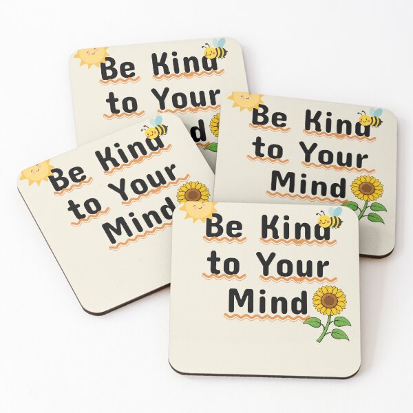 Item preview, Be Kind to Your Mind Mental Health Matters Floral  designed and sold by Akira Design Store.