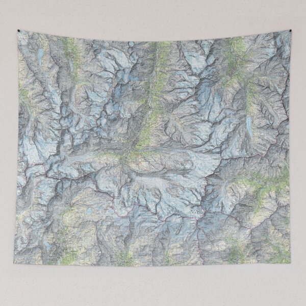 Item preview, Topographic Map of the Swiss Alps designed and sold by Karol Majewski.