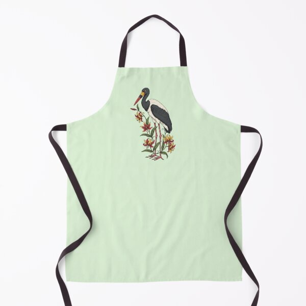 Item preview, Saddle Billed Stork African Wetlands Nature Illustration designed and sold by BirdsnStuff.