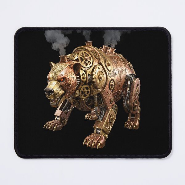 Item preview, Steampunk Mechanical Grizzly Bear designed and sold by LittleAlfa.