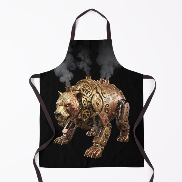 Item preview, Steampunk Mechanical Grizzly Bear designed and sold by LittleAlfa.