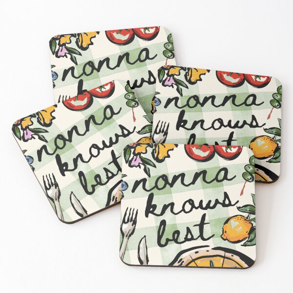 Item preview, Nonna Knows Best Italian Food Illustration Art designed and sold by Seillean Daisy Society.