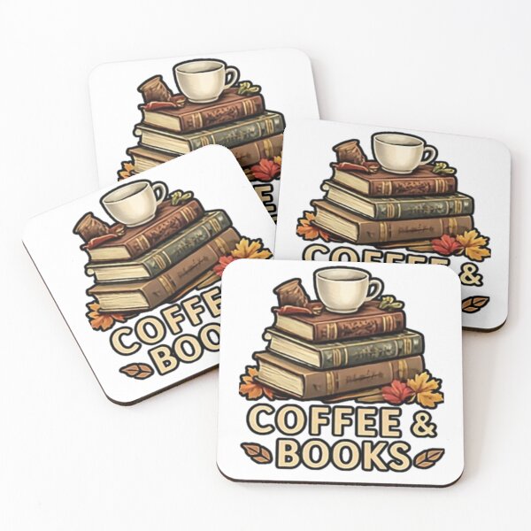 Item preview, Coffee and Books – Cozy Autumn Reading Design   designed and sold by Ladys-Gents.