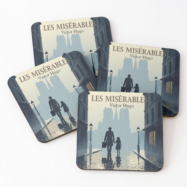 Item preview, Les Misérables by Victor Hugo Book Cover designed and sold by tigrootiger.