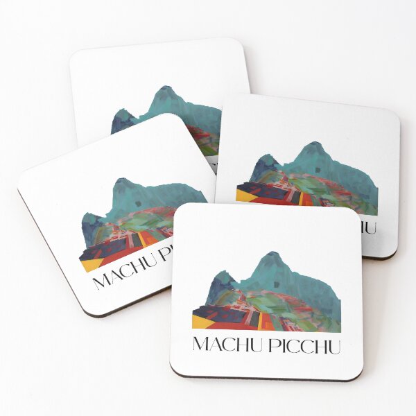 Item preview, Machu Picchu Bauhaus Poster — Geometric Peru Art Print designed and sold by OzzFrequency.