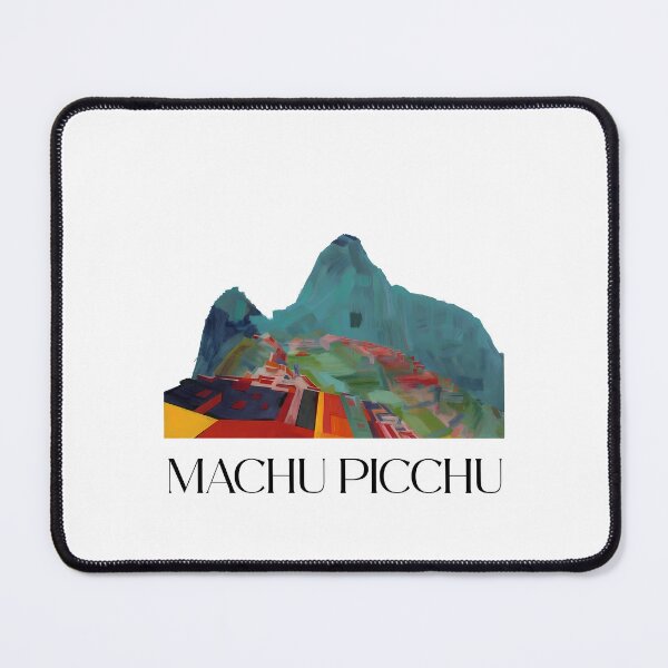 Item preview, Machu Picchu Bauhaus Poster — Geometric Peru Art Print designed and sold by OzzFrequency.
