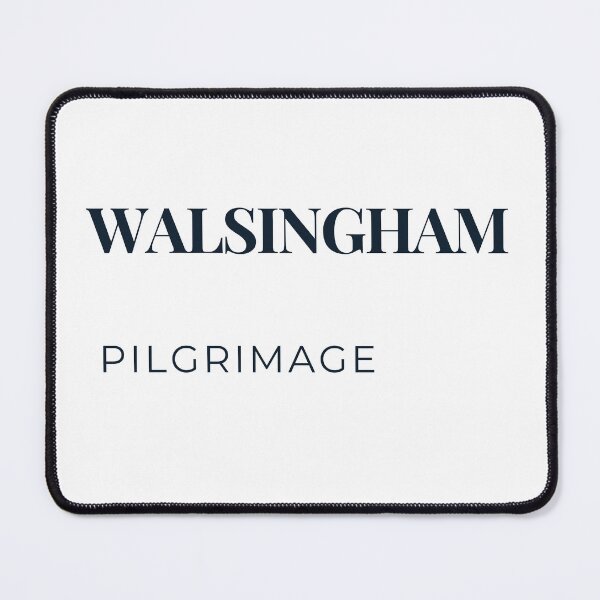 Item preview, Walsingham Pilgrimage Norfolk Poster Minimalist Typography Print designed and sold by MyriadNorfolk.