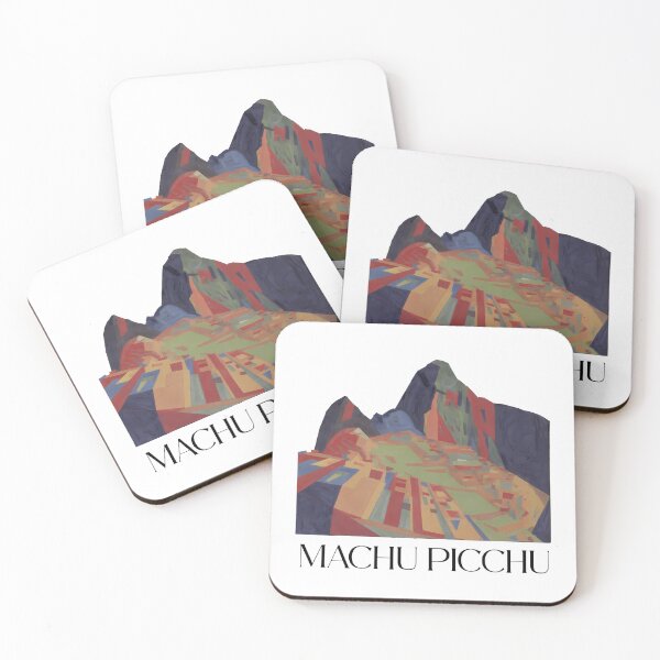Item preview, Machu Picchu Bauhaus Poster — Geometric Peru Art Print designed and sold by OzzFrequency.