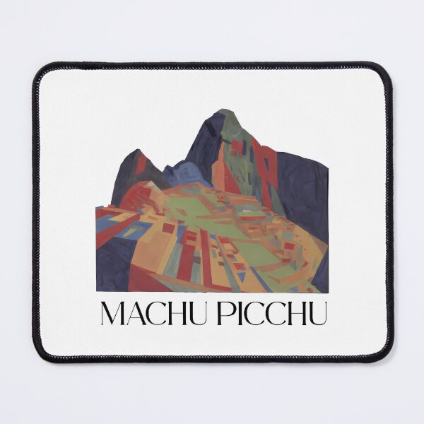 Item preview, Machu Picchu Bauhaus Poster — Geometric Peru Art Print designed and sold by OzzFrequency.
