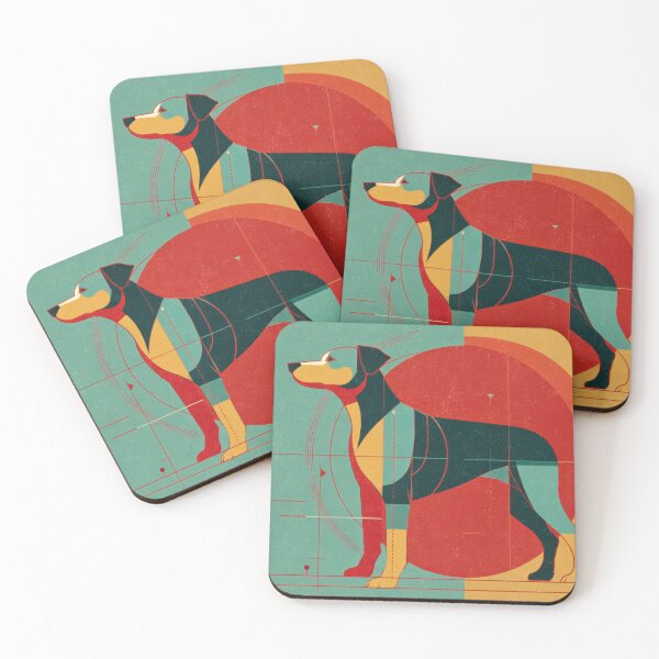 Item preview, Colorful dog art shows design style designed and sold by anytka.
