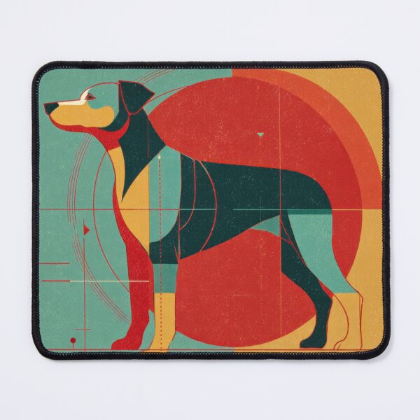 Item preview, Colorful dog art shows design style designed and sold by anytka.