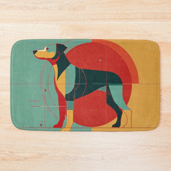 Item preview, Colorful dog art shows design style designed and sold by anytka.