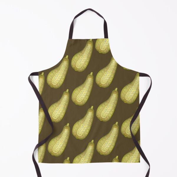 Item preview, Stylized Squash Cross-Section | Abstract Vegetable Art | Warm Green Illustration designed and sold by AnryMary.