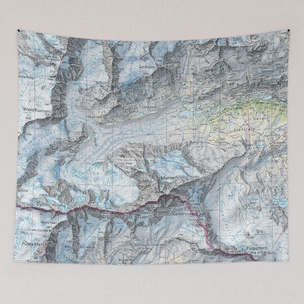 Item preview, Topographic Map of Matterhorn designed and sold by Karol Majewski.